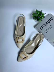Futto.chic sepatu flat mules wanita cantik slip-on felisya pita S012