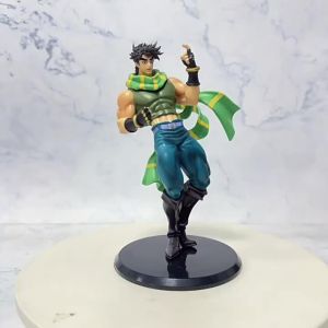 Bandai | 19cm Jojo Figure Bizarre Adventure Figures-Joseph Joestar Desk Decoration Statue Collection Model Dolls Birthday Toy Gifts