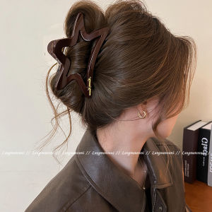 Kẹp Tóc Hình Sao Rỗng Cỡ Lớn Dành Cho Nữ Kẹp Tóc Đuôi Cá Kẹp Tóc Sau Đầu Phụ Kiện Tóc Thời Trang Kẹp Tóc Bằng Thép Không Gỉ