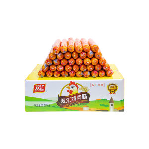 Double Union Chicken Sausage 58g*50 Sticks Instant Large Root Snack Ready to Eat Meat Stick Snacks from Sichuan Province