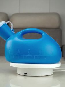 โถฉี่ผู้ชาย 2000ml กระโถนสำหรับผู้สูงอายุโถปัสสาวะสำหรับเด็กสำหรับผู้ใหญ่ที่มีฝาปิดท่อสำหรับใช้ในครัวเรือน