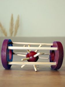 Innovative Student Gift Pineapple Shaped Locking Toy Bullet Key Barrel Unlocking Dragon Tail Key Student Brain Teaser Puzzle Toy