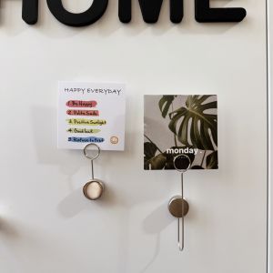 Magneit Kẹp Ghi Chú Tạo Ý Trang Trí Móc Lò Vịt Cửa Dây Chuyền Nhựa Nhựa Đồ Trang Trí Nhà Dép Xỏ Tay Móc Kẹp Ghi Chú