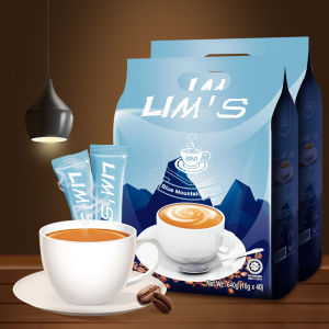 Malaysia Imported LIMS Blue Mountain Flavor Three-in-One Instand Coffee Powder Instant Drink G * 2 Bag