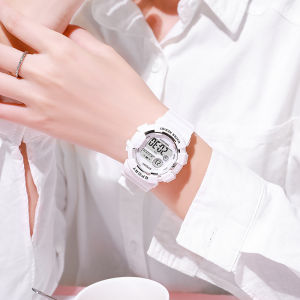 YIKAZE Kids Watches Fashion Luminous Waterproof Alarm Clock  Watches Boys and Girls Student Smart Electronic Watch Gift