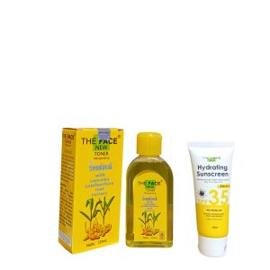 The Face Paket 2in1 Hydrating Sunscreen SPF 35 PA++++ 30ml+ Toner 125ml