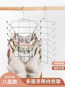 Clothes Hanger Intimates Sling Hanger Multi-Layer Intimates Bra Storage Handy Gadget Wardrobe Space-Saving Sports Vest Wall-Mounted Shelf