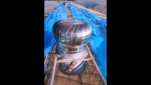 Jumpshot Stainless Steel Unpowered Hood Wind Ball Fan Roof Ventilator Industrial Plant Flue Exhaust Vent