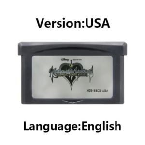 Bandai | Kingdom Hearts Series GBA 32 Bit Game Card Video Game Console Card Kingdom Hearts Chain of Memories of USA/EUR Version