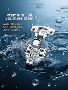 YANU | Hydraulic Damping Folding 304 Stainless Steel Cabinet Hinge