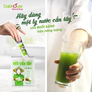Bột CẦN TÂY Dalahouse sấy lạnh nguyên chất 100% Organic DATE MỚI NHẤT Hộp 120gr