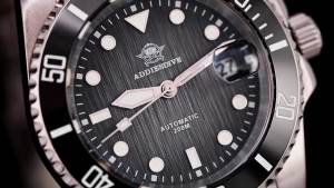 ADDIESDIVE Nam Tự Động Chống Nước 200M Kính Sapphire Dạ Quang Tay Cổ Điển Thép Không Gỉ Cổ Điển Nam AD2536