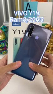 สมาร์ทโฟนมือถือ VIVO Y19 (8/256GB) แบตเตอรี่ 5000 mAh  ขนาดหน้าจอ 6.53 นิ้ว จอแสดงผล IPS-LCD 24-bit (16 ล้านสี) (รับประกันร้าน 6 เดือน)