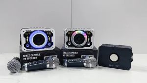 Portable Bluetooth Speaker /Wireless Karaoke Mic/Outdoor & Home Entertainment for Camping/Parties/ Birthday/Kids Gift