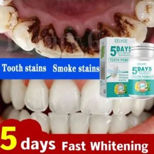 EELHOE Teeth Whitening Powder: Solusi Pemutih Gigi Alami & Pembersih Karang Gigi