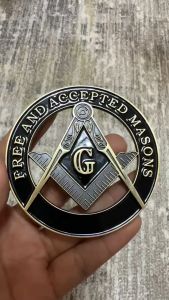 Square & Compass F & AM Masonic Emblem Imported