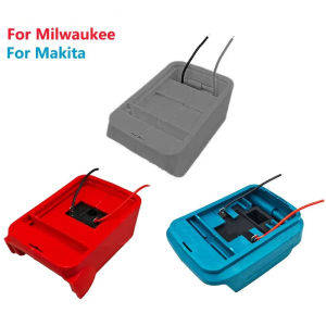 For DeWalt/Makita/Milwaukee 18-21V Li-ion Battery DIY Adapter Battery Connector Charging Head Housing  Holder Base Tool