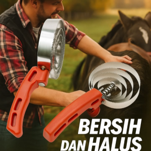 Sisir Pembersih Bulu Hewan – Untuk Sapi Kuda Kambing Domba dan Peliharaan Lainnya