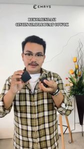Emrys BLACK DOFF GEN 2 Cincin Real Titanium Pria Wanita Anti Karat