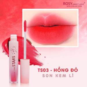 [DEAL GIỜ VÀNG SĂN SON 159k ] TẶNG CỌ TÁN SON VÀ GƯƠNG SON NHUNG MỀM MÔI. SON MÔI ROSY.SON LÌ KHÔNG CHÌ.KHÔNG THUỶ NGÂN. SON KEM MỀM MỊN MÔI. SON MÔI