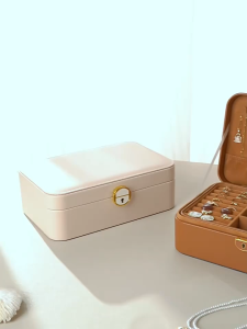 DECCO Multilayer Jewelry Box Compartments Exquisite Anti Oxidation Jewelry Box Necklace Ring Accessories Kotak Barang Kemas  - Fulfilled by DECCO