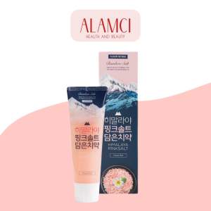 Kem Đánh Răng Bamboo Salt Himalaya Pink Salt Toothpaste Muối Hồng Trắng Răng - Hương Hoa Bạc Hà 100g