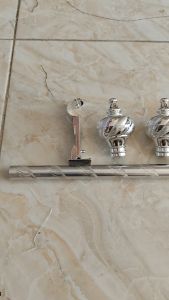 Batang Gorden Tiang Besi Hordeng Fullset Rel Gordyn Rolet Gordeng Uril