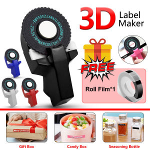 MOTEX Manual Label Maker Sticker Nama Dymo 3D Embossing Sticker Printer MoTEX Label Printer Mesin DIY Tape Writer Print Machine - Lazada