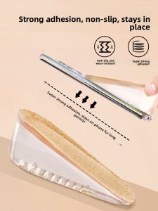 FASHEHAN | Mary Janes Heightening Shoe Inserts Womens Self-Adhesive Anti-Slip 1cm 2cm Heel Thickening Pads Single Shoes