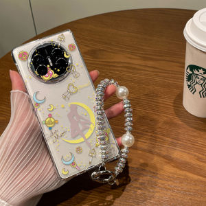 Huawei MateX5 Sailor Moon Limited Edition Phone Case Foldable Transparent Shockproof Customized X3 Womens Fashion Hard Shell X5 New Model Protective Cover