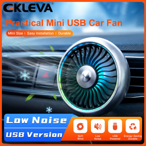 EKLEVA Multi-function Automotive Supplies Car Air Conditioning Fan Wind Outlet Center Console USB Regulate the Expansion of Automobile
