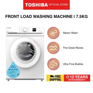 Toshiba T11 TW-BL85A2S White Front Load Washing Machine with WiFi Control 7.5kg Water Efficiency 4Ticks Tcl Lg Washing Machine Wella Toner T11 - Lazada