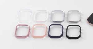 Carbon Fiber Protector Hard Cover For smartwatch Case 44mm 45mm 41mm 40mm iwatch not glass smartwatch Series 9 8 7 6 5 4 3 SE