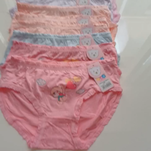 Combo 5 quần sịp tam giác cho bé gái chất cotton cao cấp co giãn mềm mại 9kg đến 37kg Te4001 nội y Marketonline