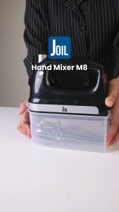 Joil Hand Mixer 5 Kecepatan + Turbo Stainless Steel Food Grade Daya Rendah - M8