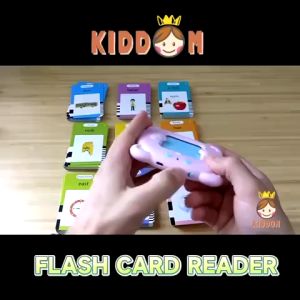 KIDDOM Kids Baby Flash Card Reader ABC Learning Educational Toys Flash Card For Kid Kad Belajar Kanak Kanak Talking Toy