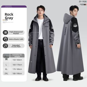 ZHENGYU | Womens Full-body Raincoat Windbreaker-style Waterproof Raincoat