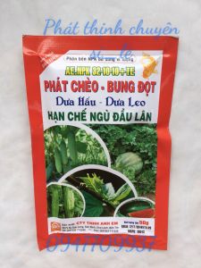 Phân bón lá vi lượng chuyên cây Dưa hấu và Dưa leo giúp phát chèo bung đọt bung chèo mập đọt hạn chế ngù đầu lân gói 50g