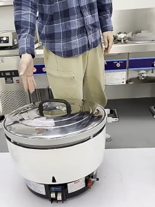 หม้อหุงข้าวแก๊ส 10ลิตร  หม้อหุงข้าวขนาดใหญ่ หม้อข้าว