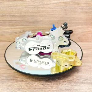 Heo Dầu Frando 4 Pis Màu BạcXámĐen hoặc Pad CNC TrắngĐenVàng Raider/Satria đĩa 260/267mm