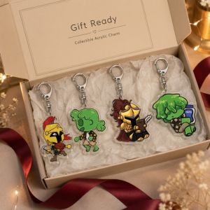 Bandai | For Avery The Mayo D3rlord3 Acrylic Keychains Cartoon Chibi Keyrings Jewelry Manga Game Backpack Pendant Holiday Gift