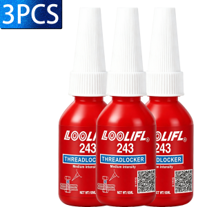 Thread Locking Agent Sealant 243 Anaerobic Glues Anti Loose Screw Glues Fastening Quickly Cured Threadlocker Adhesive for Screw