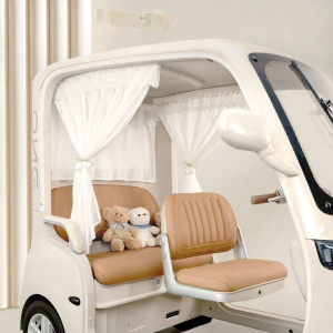 Sun Protection and Decorative E-Scooter Curtain