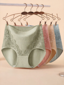 QIANLINGMEI | Plus Size Cotton Briefs for Women