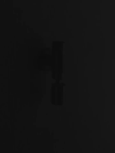 Kran Air Tembok Hitam 304 Stainless Steel - Kran Minimalis Anti Karat untuk Taman & Kamar Mandi [Free Ongkir+PROMO]