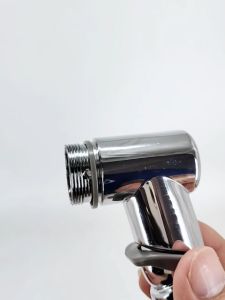 Homeneeds Jet Shower Stainless Steel Dual Fungsi Tolet Spray Gun Biset Spray-Silver FXQ-317