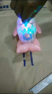 JD133 51 / Mainan Terbaru Ikan Lumba Lumba Berjalan Ada lampu Led Dan Music Transparan | Mainan Anak Lumba Lumba BO Menggunakan Baterai Kemasan Kantong Jalan Berputar Putar Ekor Bisa Bergerak Murah Berbagai Warna Yang Lucu Berkualitas