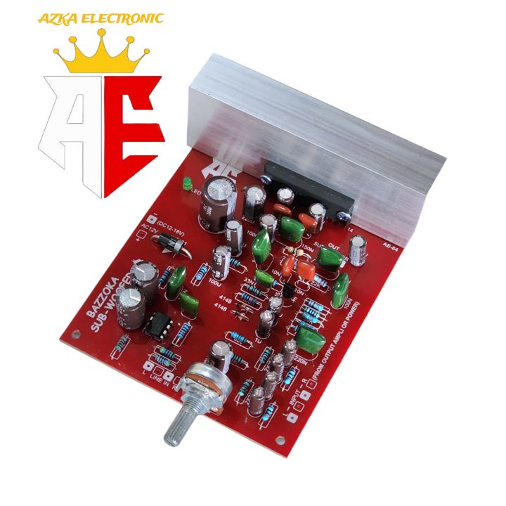 Kit Power Subwoofer Bazzoka 12V DC AC AE-84 Aksesoris Audio