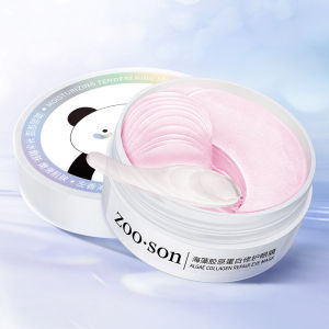 แผ่นมาส์กใต้ตาสาหร่ายคริสตัลคอลลาเจน 60 ชิ้น ลดรอยคล้ำใต้ตา บำรุงผิวชุ่มชื้น ต่อต้านริ้วรอย ชะลอวัย