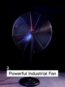 Industrial Fan Heavy Duty Electric Fan Inverter 30 Inches Three Speed Aluminum Blades Strong Wind Wall Fan Stand